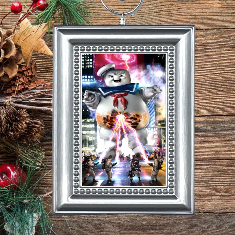 Ghostbusters Stay Puft Marshmallow Man Ghost Christmas Tree Ornament